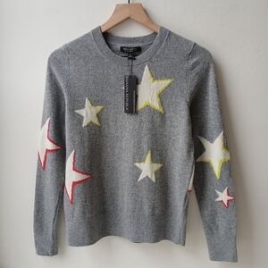 Banana Republic Merino Wool Crewneck Sweater Gray Women's Small NWT